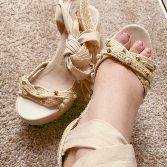 Colombian handmade jute platform. size 36 but fits a 37, I'm 37. - Picture 4 of 7